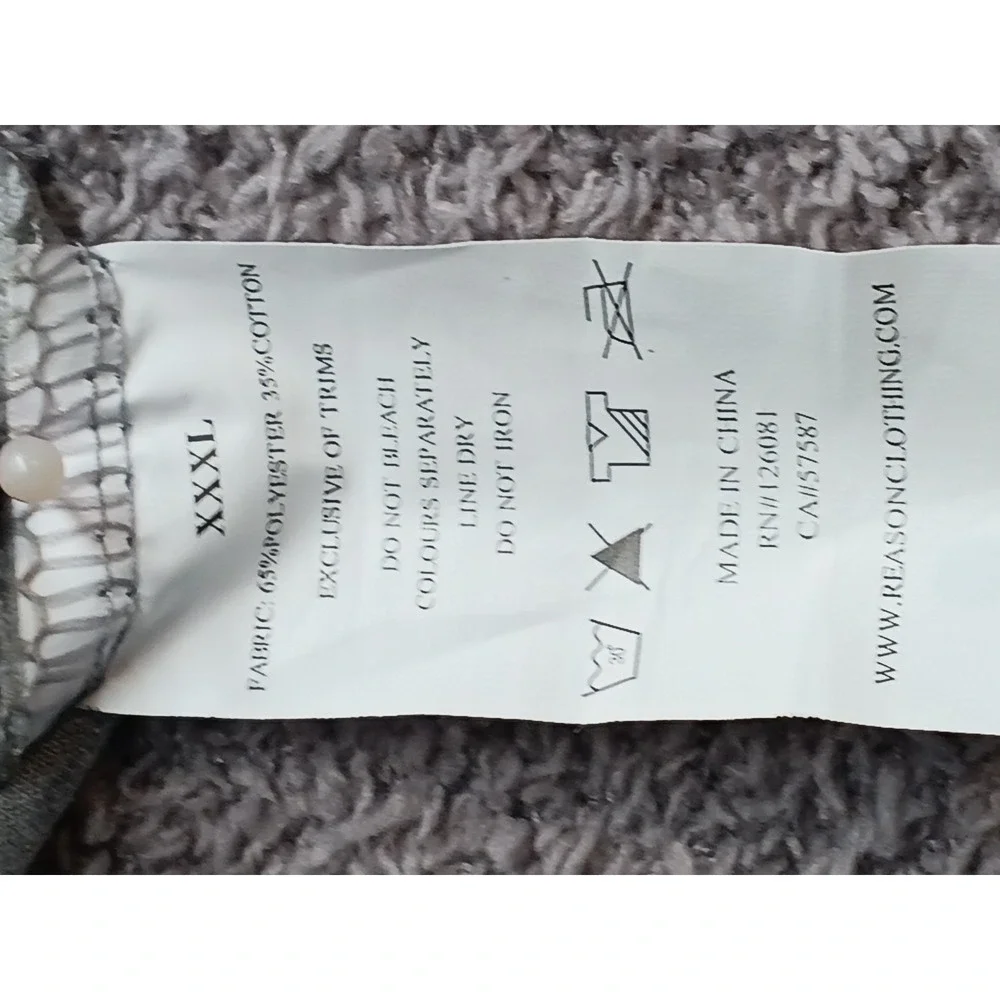 Reason Gray Graphic Hoodie Sneakers Ruined My Life Streetwear XXL - Picture 7 of 7